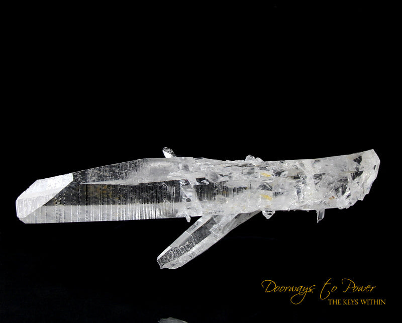 Lemurian Light Manifestation Quartz Penetrator Crystal Wand 