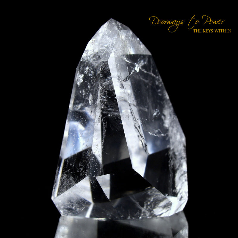 Lemurian Light Quartz Crystal 'Holographic Connection'