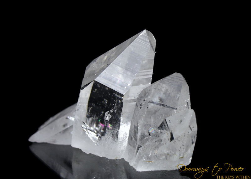 Lemurian Light Twin Record Keeper Crystal 'ERA of LIGHT'