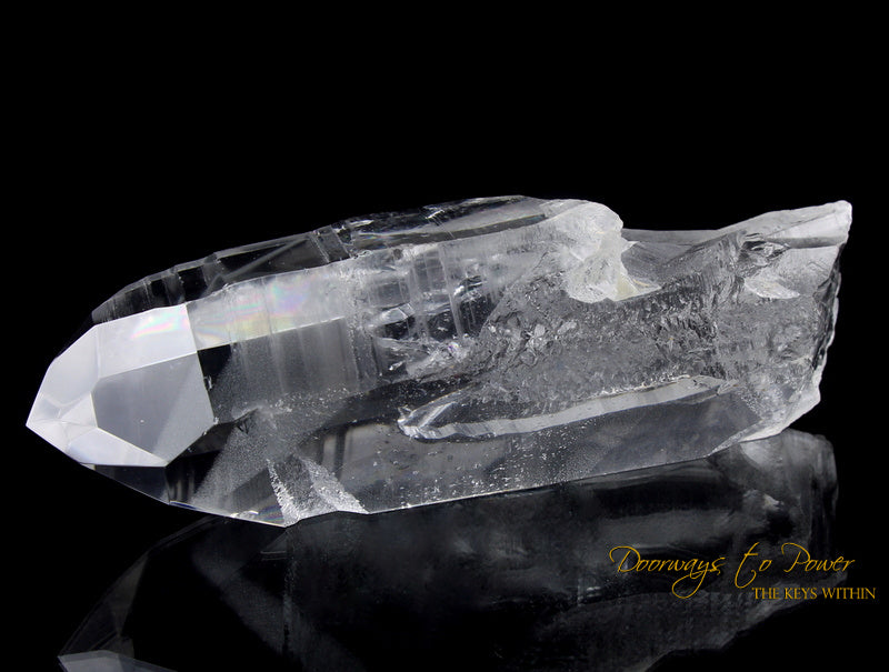 Lemurian Phantom Temple heart Dow PURE Quartz Wand 'ERA of LIGHT'
