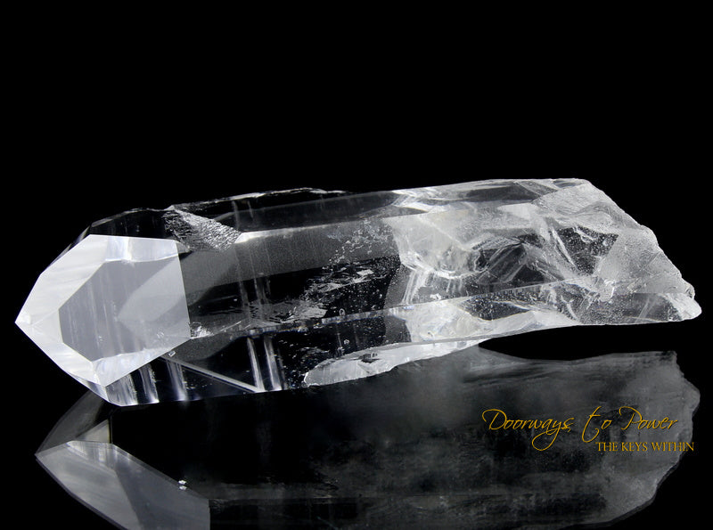 Lemurian Phantom Temple heart Dow PURE Quartz Wand 'ERA of LIGHT'