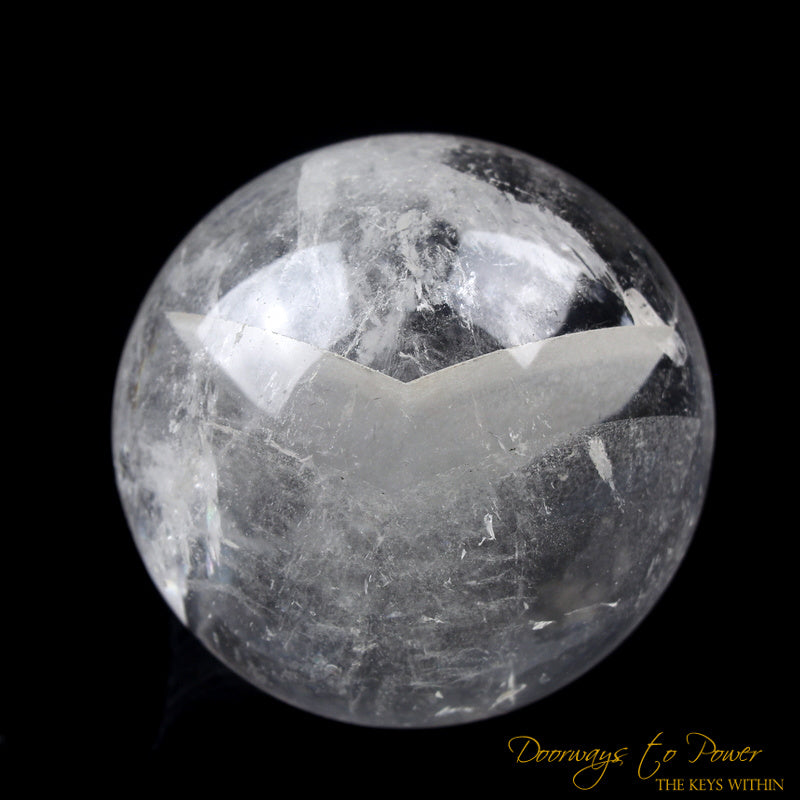 Lemurian Pyramid Manifestation Phantom Quartz Crystal Sphere 'Holographic Connection'