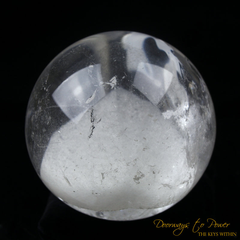Lemurian Pyramid Manifestation Phantom Quartz Crystal Sphere 'Holographic Connection'