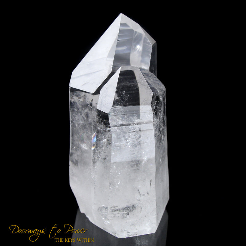 Lemurian Tantric Twin Isis Quartz Crystal 'Beloved'  
