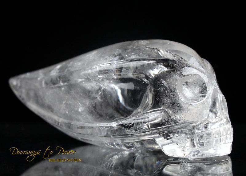 Lemurian Quartz Crystal Skull