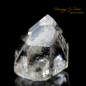 Lemurian White Phantom Quartz Shaman Dow Crystal 'RE BIRTH'