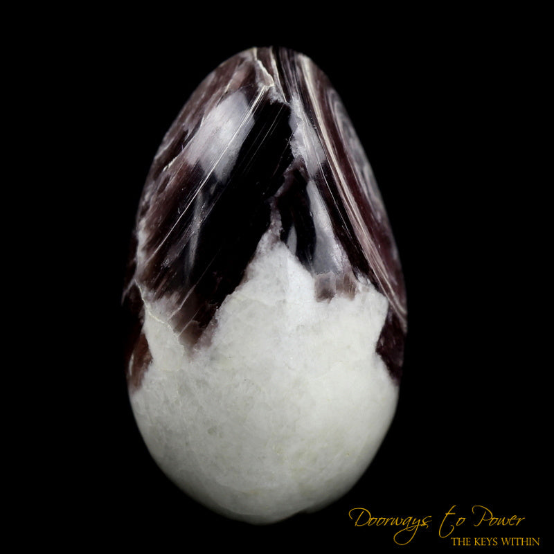 Lepidolite & Quartz Crystal EGG 'Bird of Light'