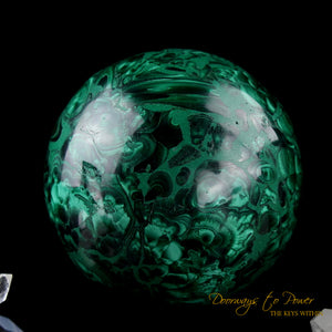 Malachite Crystal Sphere 