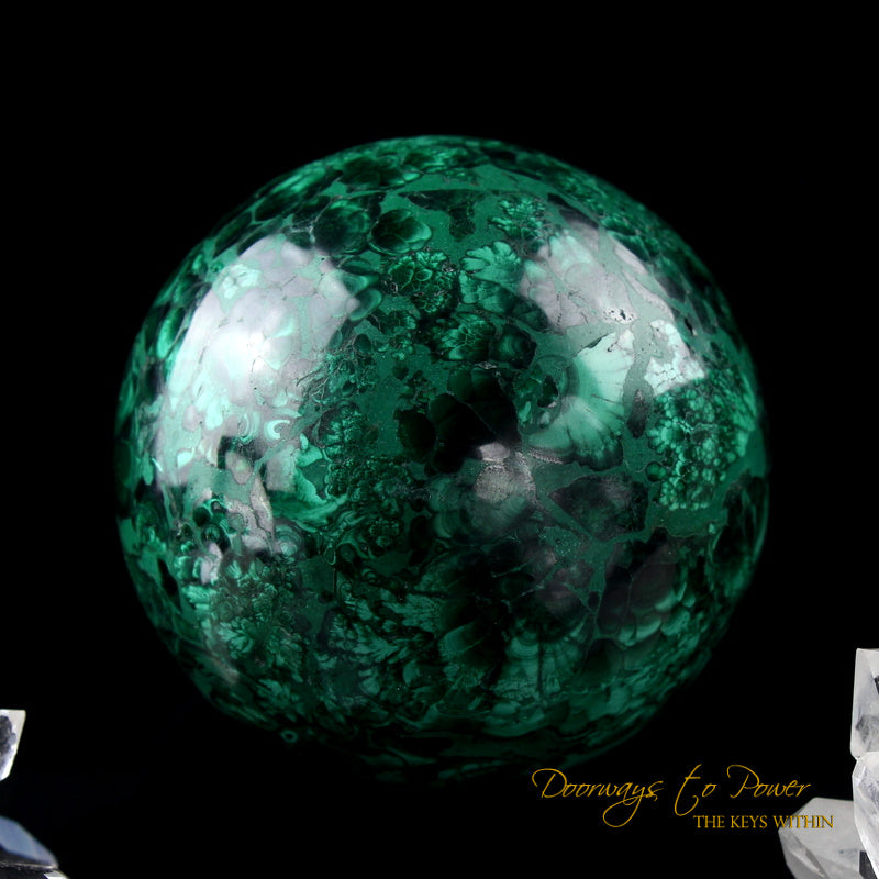 Malachite Crystal Sphere 