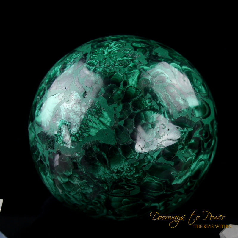 Malachite Crystal Sphere 