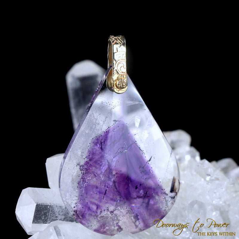 Melody Stone Super 7 Light Language Pendant 14k