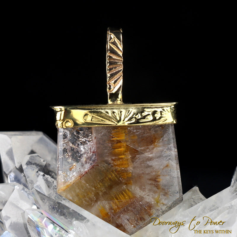 Melody Stone Super 7 Light Language Pendant ™ 22k