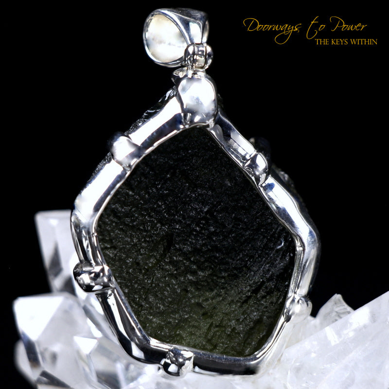 Moldavite Crystal Pendant