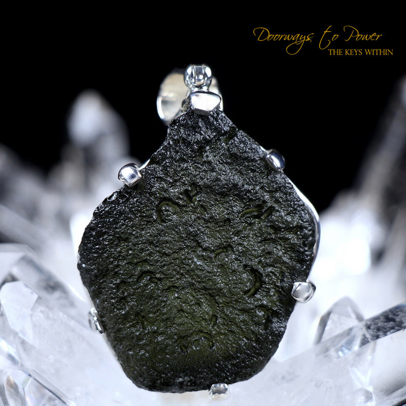 Moldavite Crystal Pendant