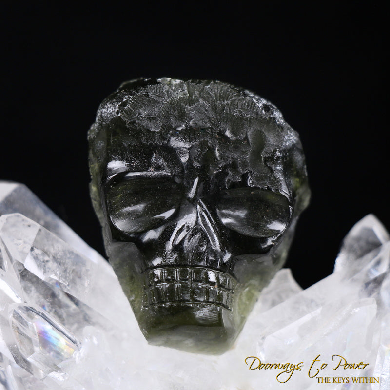 Moldavite Crystal Skull Axiomar Leandro De Souza