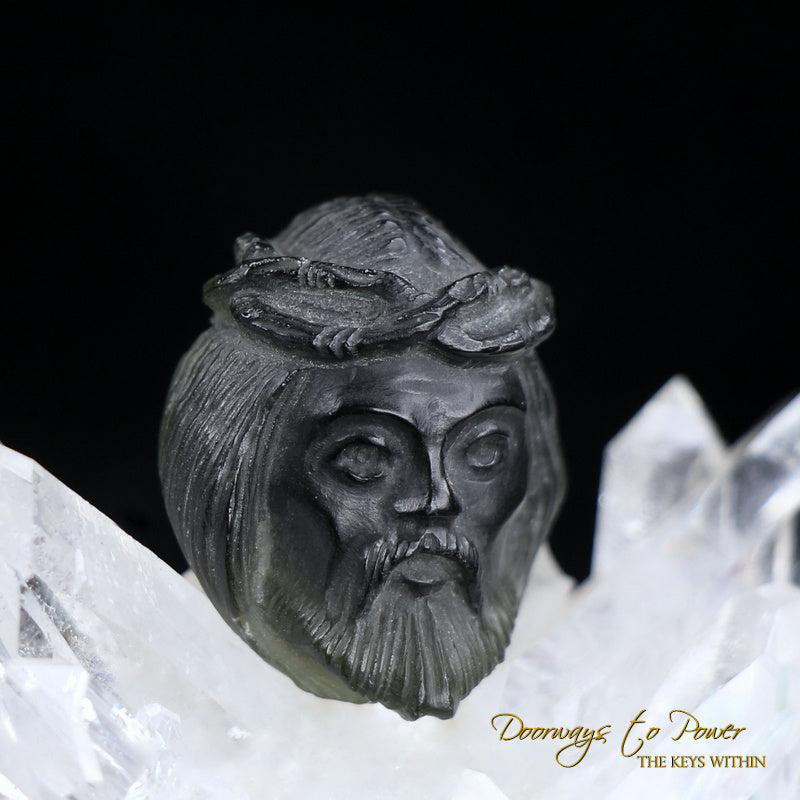 Moldavite Tektite Jesus 