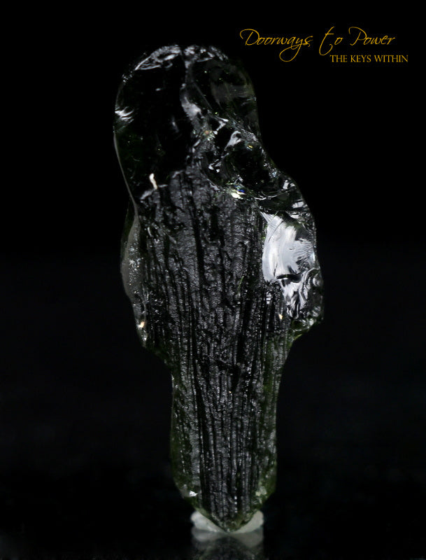 Moldavite Crystal Skull 'Xalira'