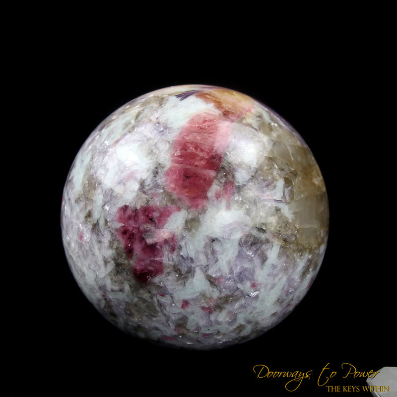Multi Color Tourmaline Crystal Sphere