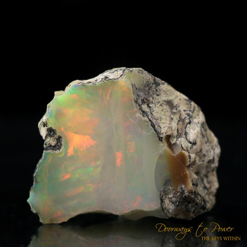 Mystical Ethiopian Opal Meditative Light Crystal Specimen
