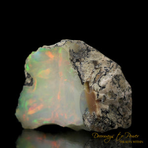 Mystical Ethiopian Opal Meditative Light Crystal Specimen