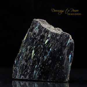 Nuummite Crystal Altar Stone 
