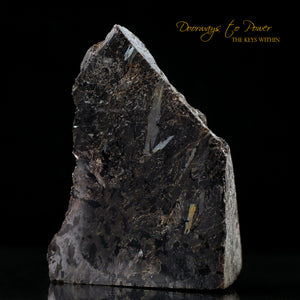 Nuummite Crystal Altar Stone 