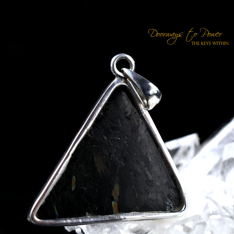 Nuummite Crystal Pendant