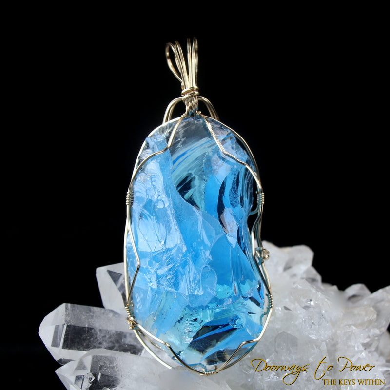 Oracle Eye Andara Crystal Pendant 14k