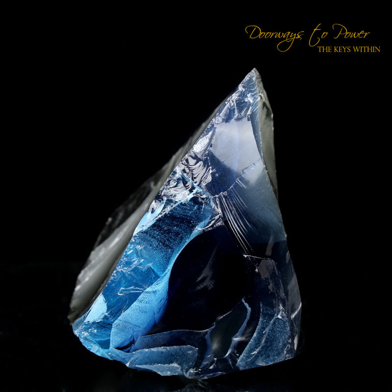 Matrix & Sirius Blue Bi Color Monatomic Andara Crystal Mt Shasta