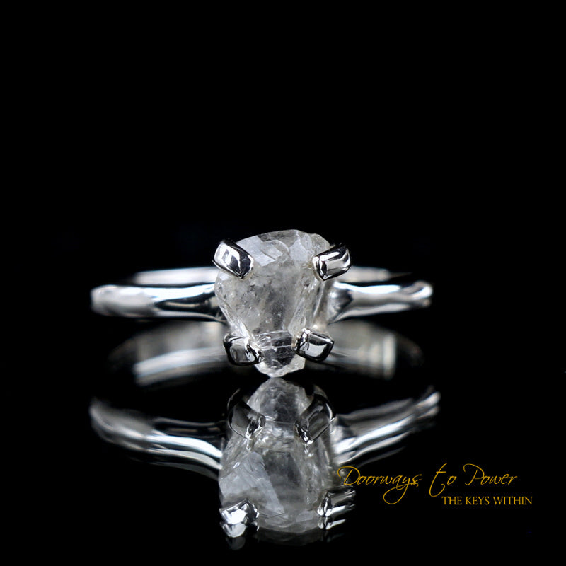 Azozeo Phenacite Synergy 12 Crystal Ring 8