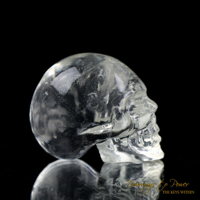 Phenacite Crystal Skull Carving