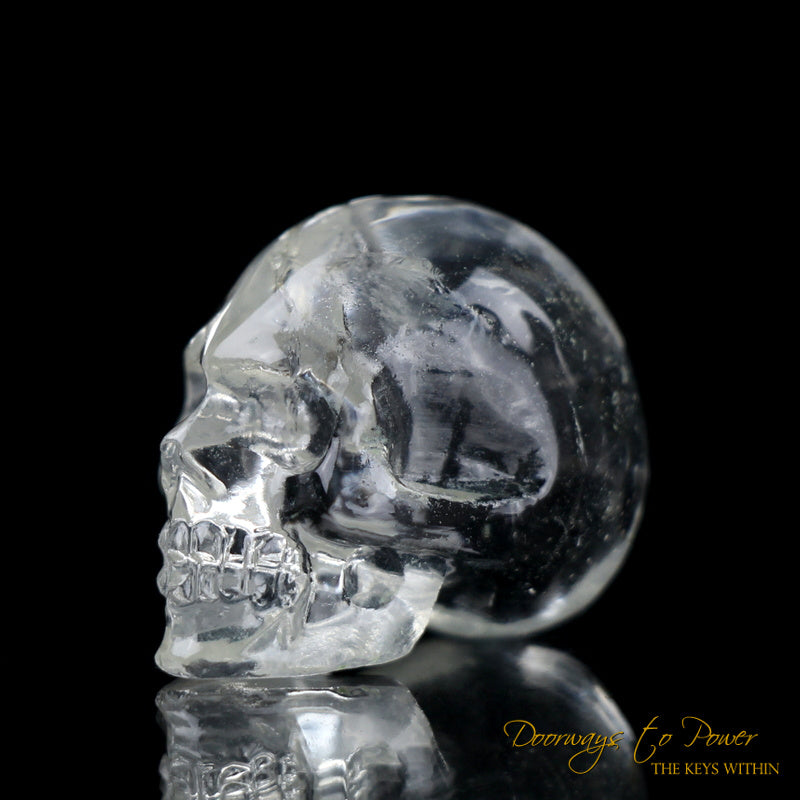 Phenacite Crystal Skull Carving