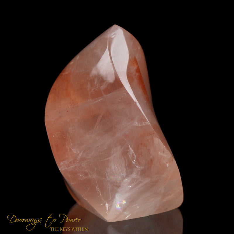 Pink Fire Azeztulite Crystal Altar Stone
