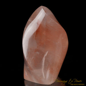 Pink Fire Azeztulite Crystal Altar Stone