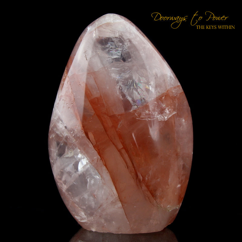 Pink Fire Azeztulite Crystal Altar Stone Azozeo Activated 