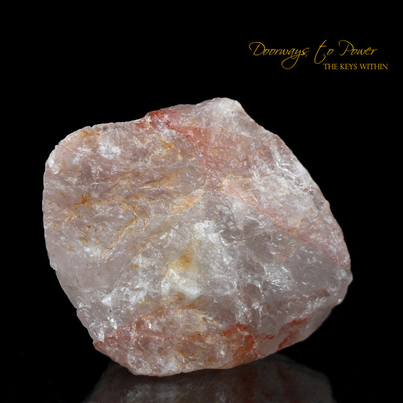 Pink Fire Azeztulite Quartz Crystal 