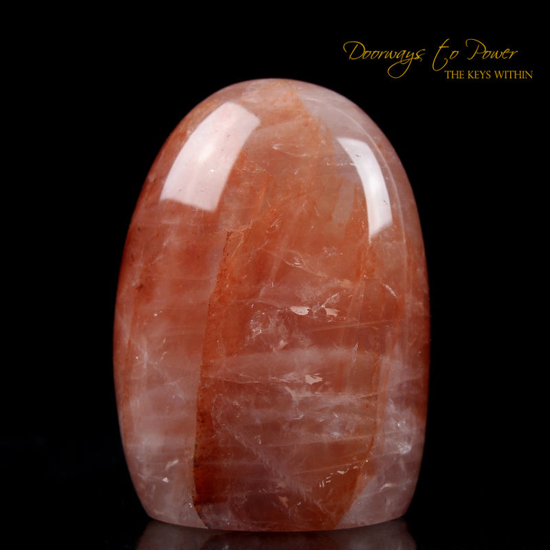 Pink Fire Azeztulite Crystal Altar Stone