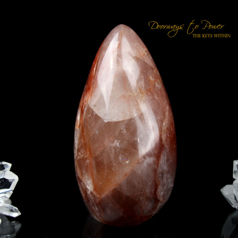 Pink Fire Azeztulite Crystal Altar Stone