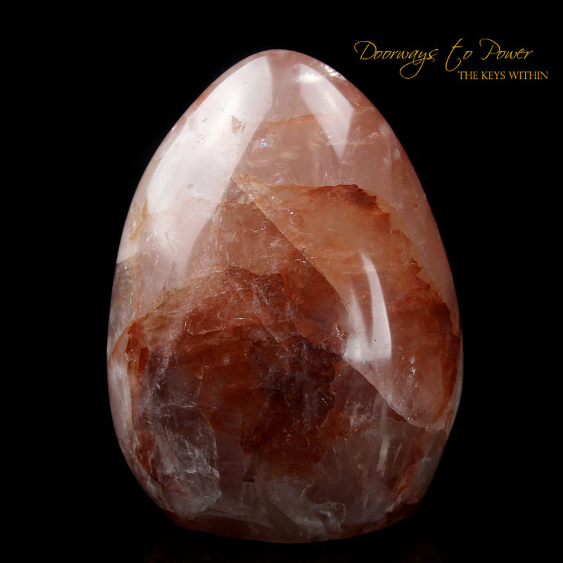 Pink Fire Azeztulite Crystal Altar Stone