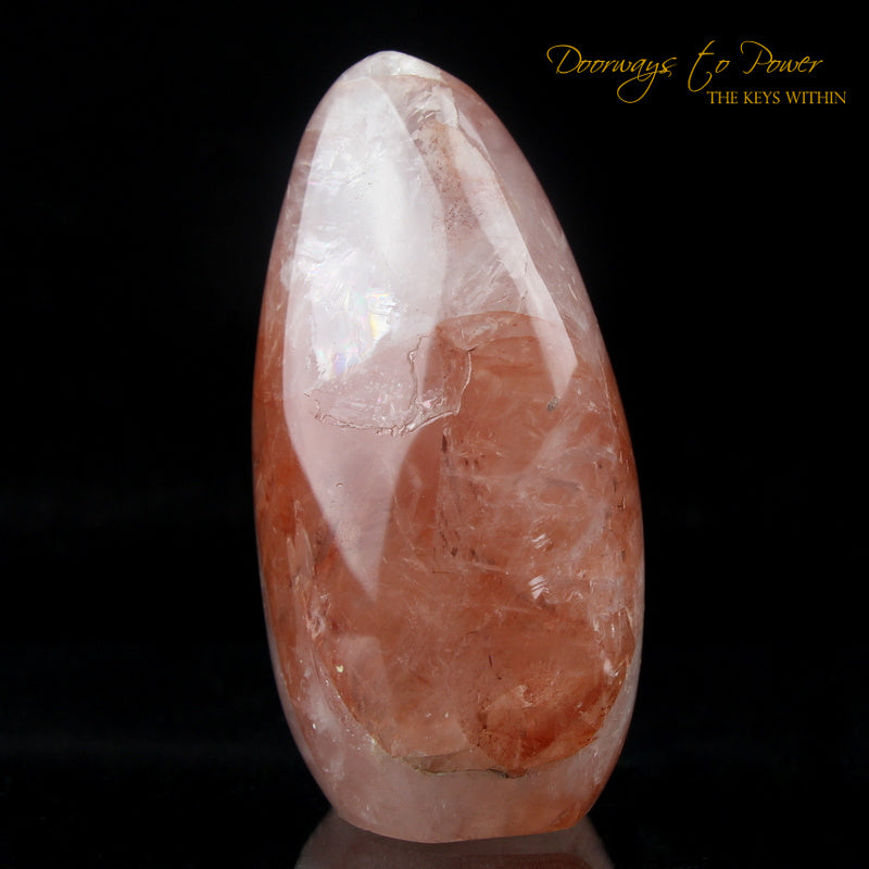 Pink Fire Azeztulite Crystal Altar Stone Azozeo Activated 