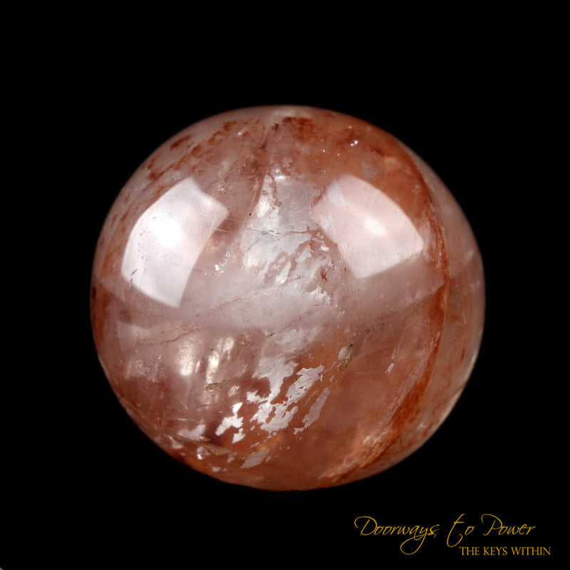 Azozeo Super Activated Pink Fire Azeztulite Crystal Sphere
