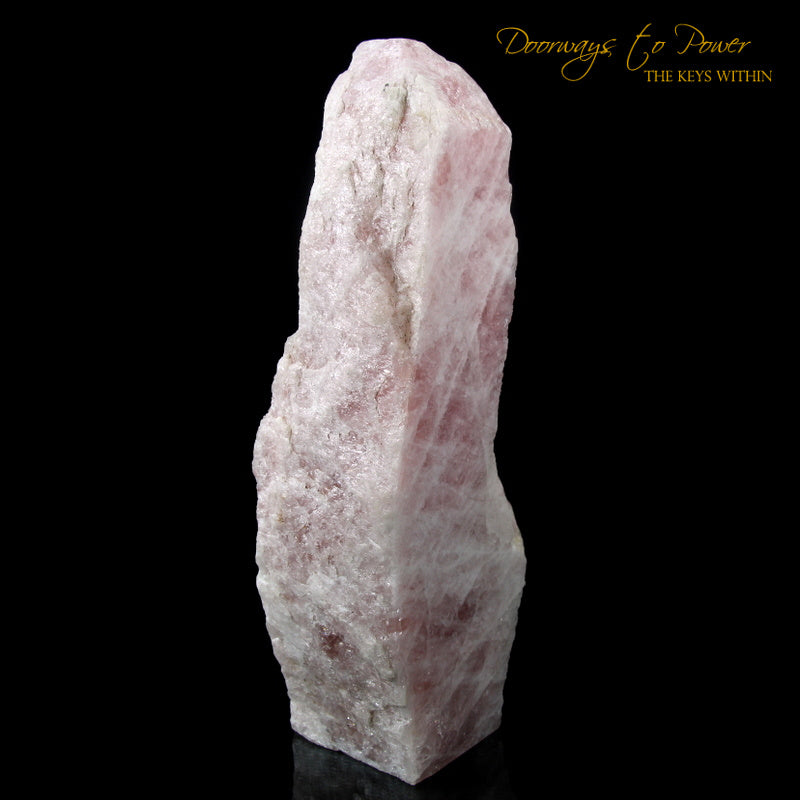 Pink Morganite Crystal Altar Stone