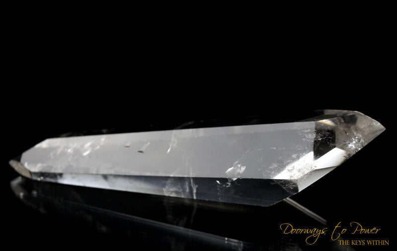 Lemurian Quartz Master Crystal Wand Double Terminated