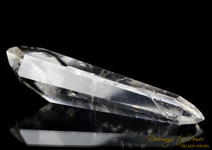 Lemurian Quartz Master Crystal Wand Double Terminated