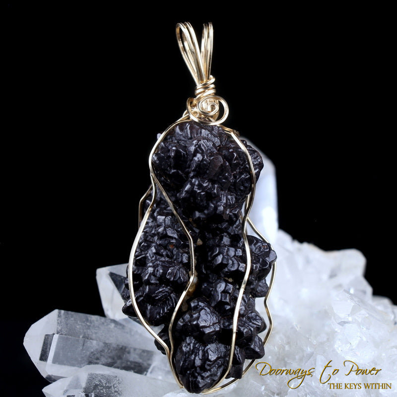 Prophecy Stone Crystal Pendant 14k Azozeo Activated