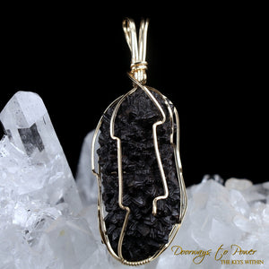 Prophecy Stone Crystal Pendant 14k Azozeo Activated