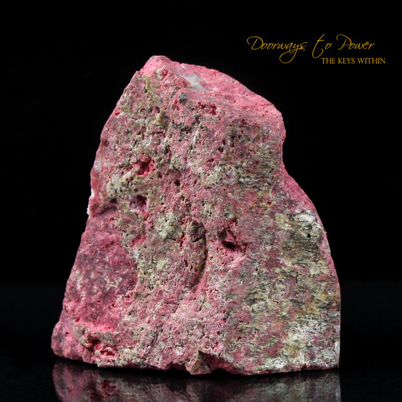 Rose Pink Thulite Crystal Altar Stone