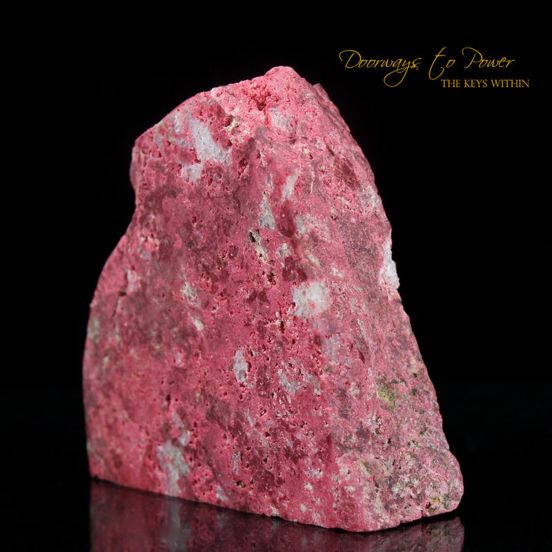 Rose Pink Thulite Crystal Altar Stone