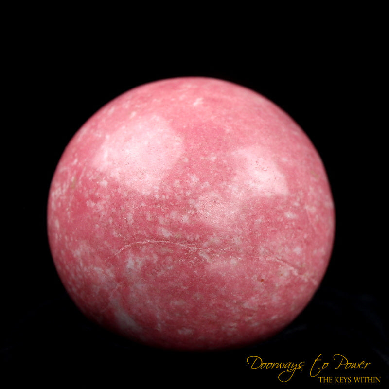 Rose Pink Thulite Crystal Sphere