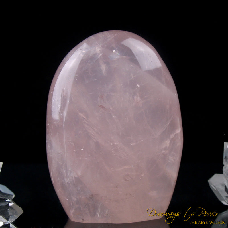 Rose Quartz Crystal 'Awakened Heart'
